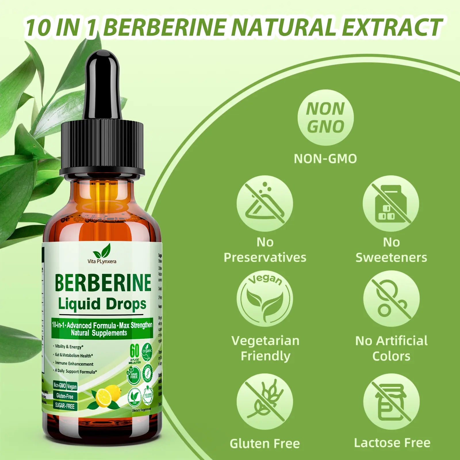 Berberine Supplement Liquid Drops, with 800 mg Berberine, Ceylon Cinnamon, Green Tea, Bromelain, Natural Berberine Support Gut and Digestive Health Immune and Energy Support - TikTok Shop Berberine Supplement Liquid Drops, with 800 mg Berberine, Ceylon Cinnamon, Green Tea, Bromelain, Natural Berberine Support Gut and Digestive Health Immune and Energy Support - TikTok Shop