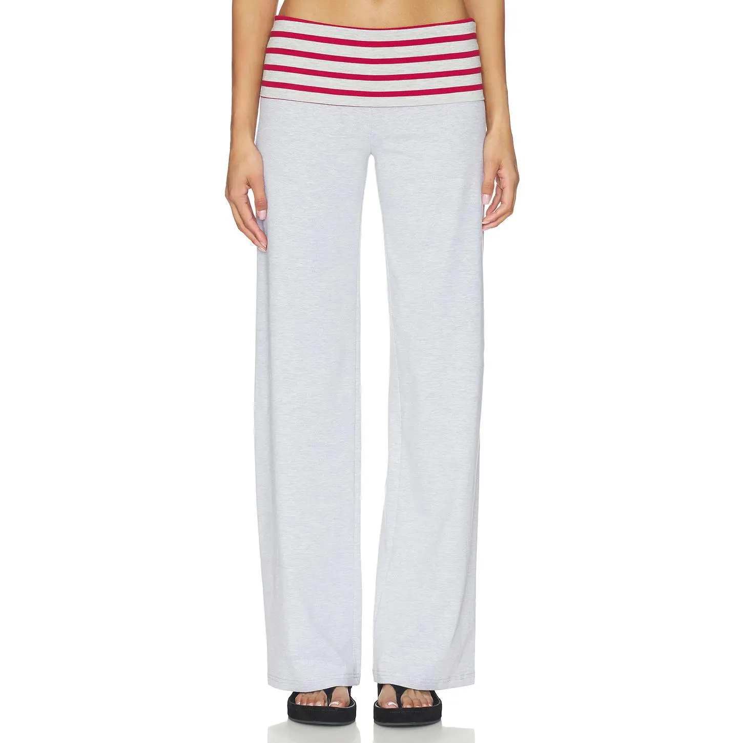 LIONESS Jetset Pant in Red Stripe