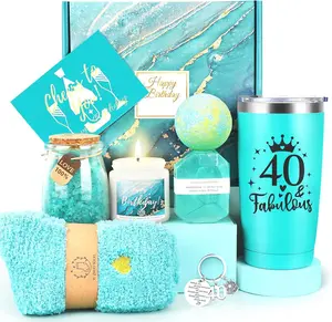 40th Birthday Gifts Women, Gifts for 40th Birthday Woman, 40 Fabulous Gifts, 40 40th Birthday Gifts Ideas, 40   Baskets,  40th Birthday Gifts for Her Mom Sister  Wife Coworker