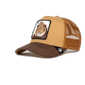 Goorin Bros The King Lion Trucker Hat - Whiskey Brown