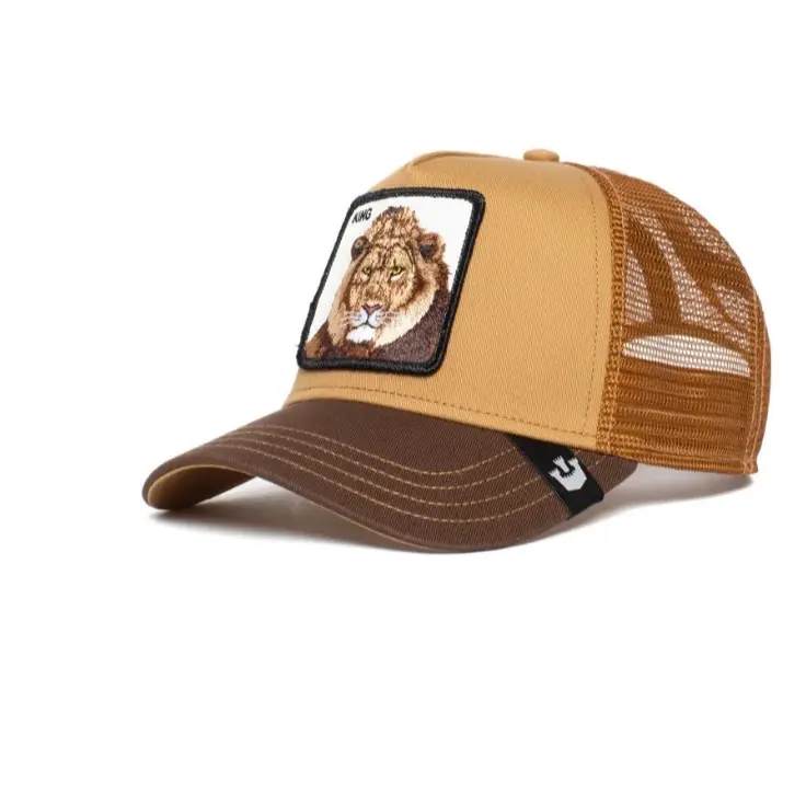 Goorin Bros The King Lion Trucker Hat - Whiskey Brown