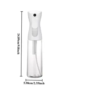 300ml High Pressure Spray Bottles Refillable Bottles Continuous Mist Watering Can Automatic Salon Barber Water Sprayer Refillable Reservoir