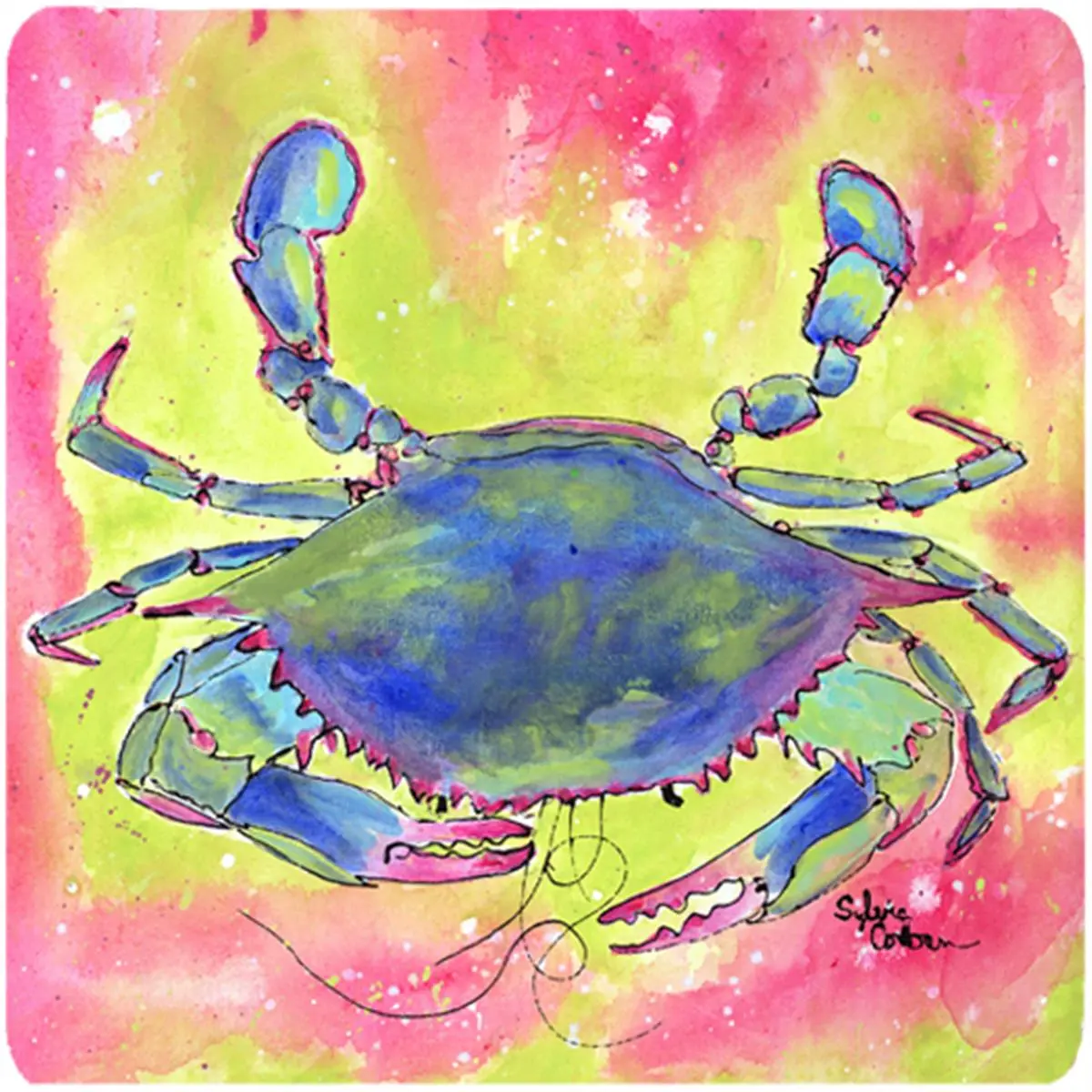 Crab Foam Coasters - Set 4