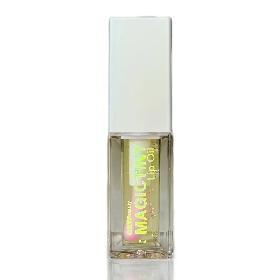 MagicTint Color Changing Lip Oil  Lipstick Gloss Makeup Daily Moisturizing doublepinklip Moisture Coconut Jojoba Nourishing Moisturize lipgloss Castor Oil Hydrate