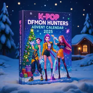 K-Pop Demon Hunters Advent Calendar – Mystery Blind Box Collectible Figures Girl Group Set