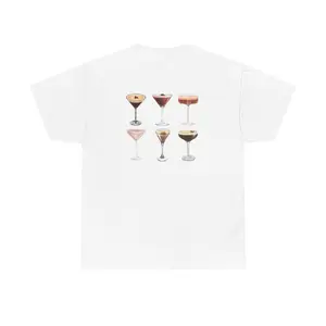 Espresso Martini Graphic Tee, Trendy Summer Cocktail Shirt, Summer Vibes Casual Short Sleeve