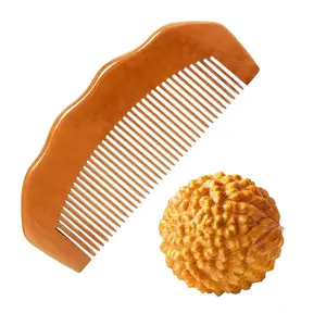 Wooden Labor Comb & Massage Ball Set - Thoughtful Pregnancy Gift for New Moms | Labor Must-Have Wave Comb for Pleasant Delivery Experience Birth Comb for Labor