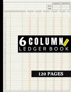 6 Column Ledger Book: Your ultimate Accounting Book for meticulous and effortless financial management: for your bookkeeping on 120 Pages