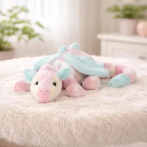 Jellycat Lazulia Dragon Plush – Soft Pastel Stuffed Toy, Fantasy Collectible, 50cm With Tags