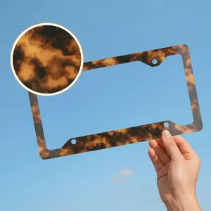 Tortoise Shell License Plate Frame