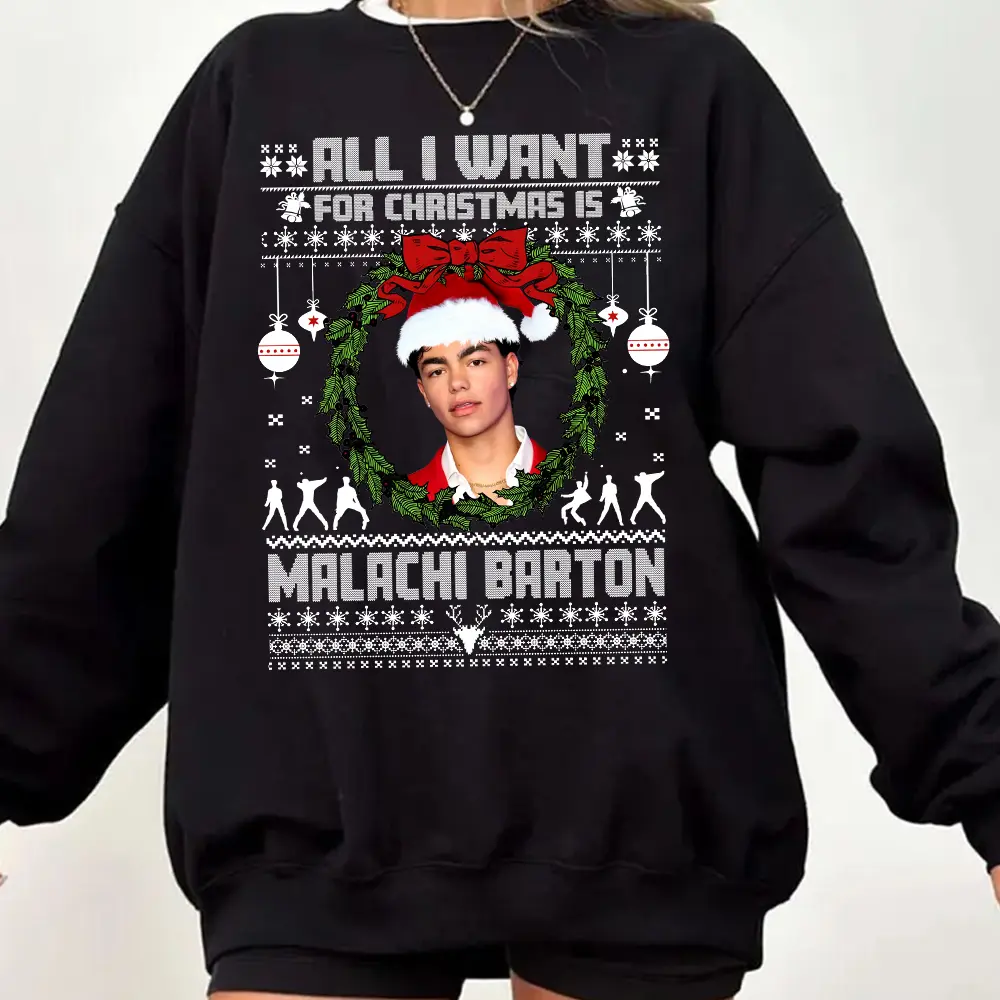 Malachiii Bart0n Xmas Sweatshirt, Christmas Sweater, Music Shirts For Fans, Christmas Gifts TShirt Sweatshirt Hoodie