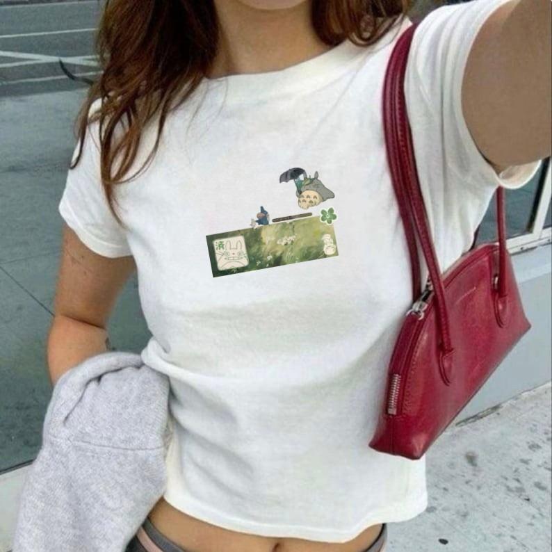 Ghibli Characters Baby Tee, Chihiro Baby Tee, Ponyo and Sosuke, Totoro Baby Tee, Gift for Fan