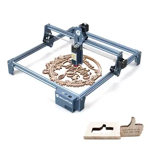 5.5W Laser Engraver, 0.06mm High-Precision Laser Engraving Equipment, Supports 15mm Wood/10mm Acrylic Cutting, Suitable for Laser Engraving on Wood, Metal, Acrylic, and Leather