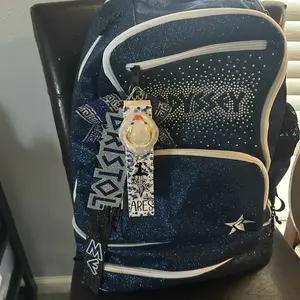 ** Team Orders Only ** 8 or more pins.   6 Inch Custom Made Rhinestone Duck Cheer Pins