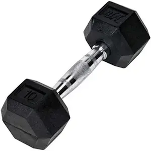 Rubber Hex Dumbbell