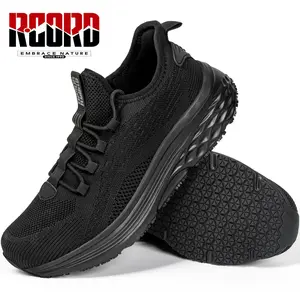 R CORD Slip-Resistant Waterproof Work Sneakers for Women – Oil-Proof Chef & Nurse Shoes for Restaurant