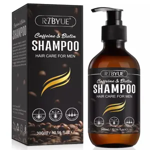 Anti Hairloss Shampoo with Caffeine and Biotin , hair thickening shampoo , helps with hair thinning biotin shampoo caffeine shampoo