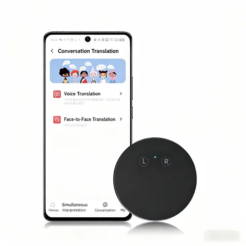2025 Instant AI Translator Device | Real-Time Multilingual Voice Translation | iOS/Android/Google Compatible for Travel & Business