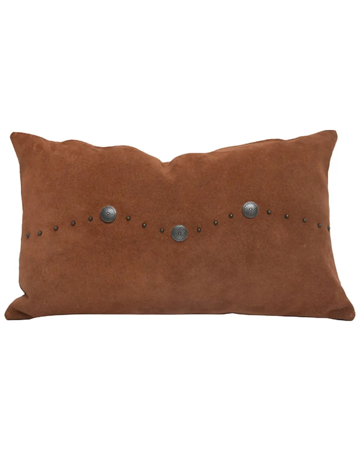 Hiend Accents Unisex Western Suede Antique Silver Concho And Studded Lumbar - Pl5031-Os-Tb