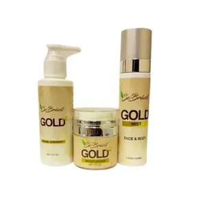 Se-Brázil Gold +C Face & Body Mist with Gold + C Facial Cleanser 4oz +Gold + C Moisturizer 1oz  BUNDLE