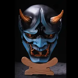 Men's Cool Cosplay Resin Craft Mask, Abs Material, Ideal for Halloween, Christmas, Easter, Home Parties, Haunted Houses, Party Accessory