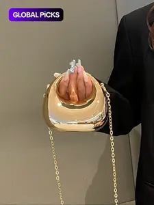 Women's Elegant Mini Evening Bag, Fashionable Versatile Chain Shoulder Bag, Suitable for Lipsticks and Earphones, Elegant Bags