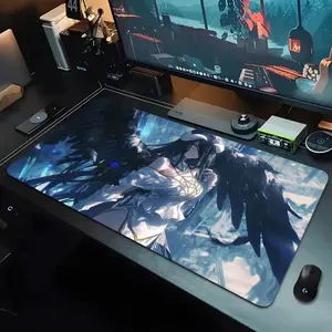 albedo overlord Mouse Pad Game Design 1000×500mm 900×400mm 800×400mm 600x300mm Large XXL Gaming Mouse Pad - Extended, Thick, Non-Slip Rubber Base Desk Mat with Precision Stitched Edges - Washable Large Desk Pad