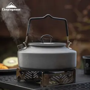 S800 Small Aluminum Camping Tea Kettle, Portable Outdoor Hiking Cookware, Coffee Pot, Lightweight and Durable, Perfect for Adventures