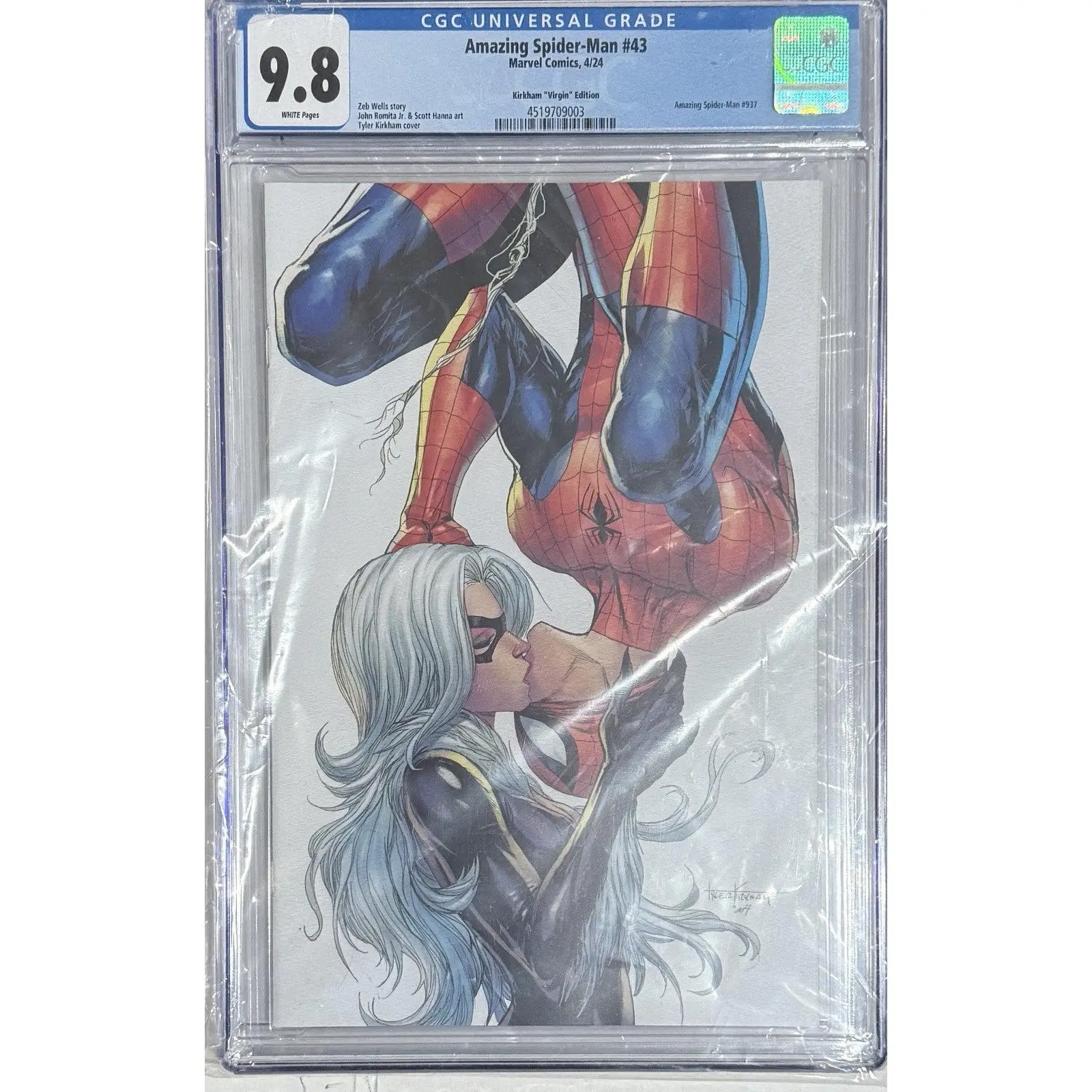 Amazing Spider-Man #43 (LGY #937) |CGC 9.8 | Krkham "Virgin" Edition | Marvel