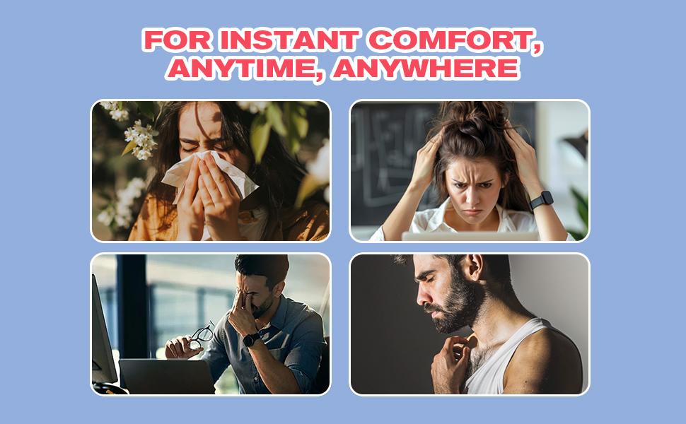 Newellme Nose Stick: Powerful essential oil vapor | in shark tank | breathe in life | fight sleepiness