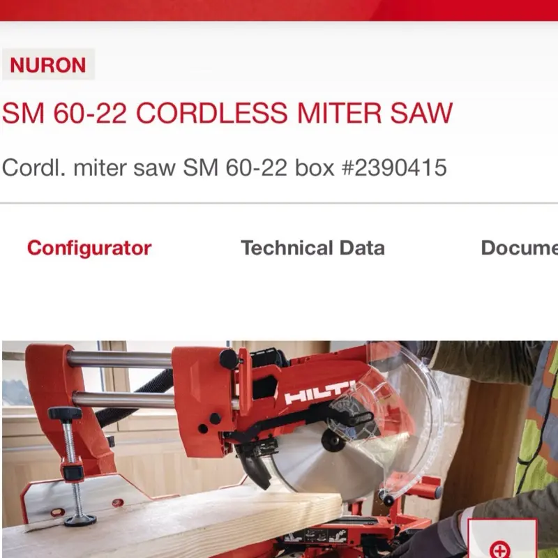 SM 60-22 12” Cordless Miter Saw( saw only)