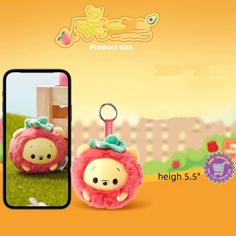 Disney Ufufy Fruit Collection Vinyl Plush Surprise Blind Box,Cute Plush Collectibles for Kawaii Lovers,Cute Keychain,Home Decor,Collectibles, Desk Decor, Fruit Anime Merch,Christmas Gift,Single Box Stuffed Animal