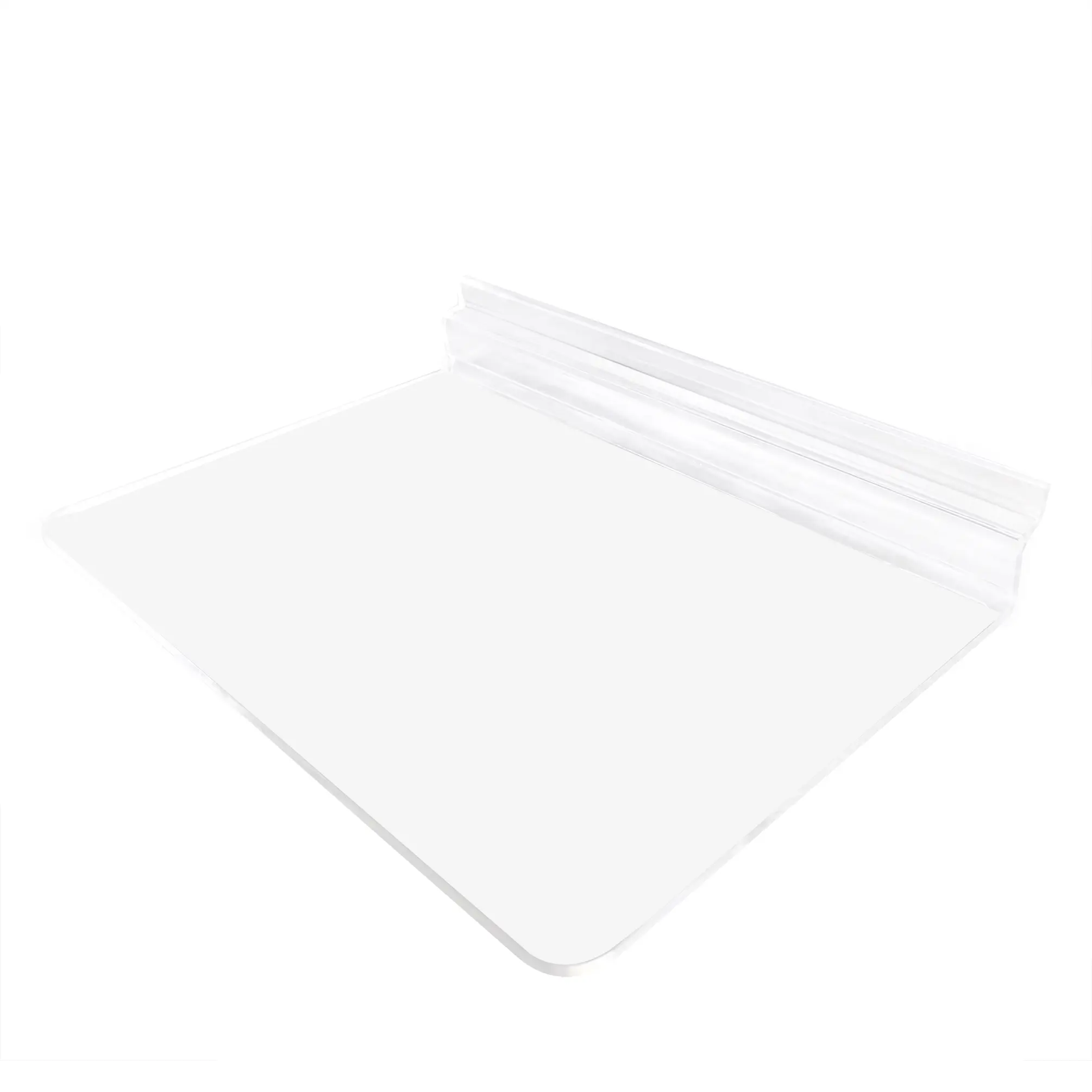 FixtureDisplays® Acrylic Slatwall Shelf  10 Inches Wide x 8 Inches Deep 10154-10*7"