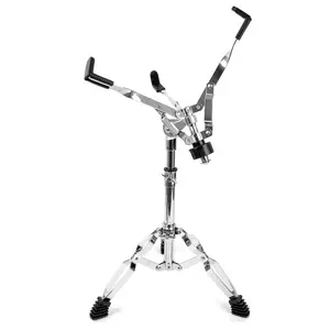 5 Core Snare Drum Stand w Drum Sticks Holder Double Braced Heavy Duty Tripod Stand Adjustable 22"