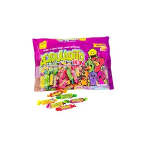 DE LA ROSA ACIDULADITO with Chili Candies 17.8 oz Taffy Fruity Snack in Chili Candy Packaging - Bonbon