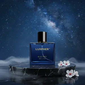 Luxpher Blue Drlft Eau de Toilette 50ml - A long-lasting oriental woody cologne that blends vanilla, citrus, musk, and marine notes, presented in a beautiful gift box.