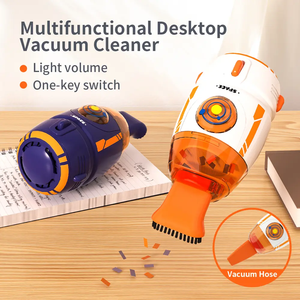 Mini Multi-Function USB Rocket Vacuum Cleaner Light Volume One-Key Switch Desktop & Car Cleaner/Keyboard Cleaner