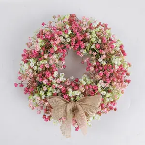 Spring Flower Wreath Artificial Flowers, Window Display Door Hanging, Realistic Plant Decorations, Elegant Home Décor Accessories, Home Decor Accessory