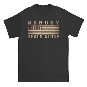 Tall Size Nobody Heals Alone Tee