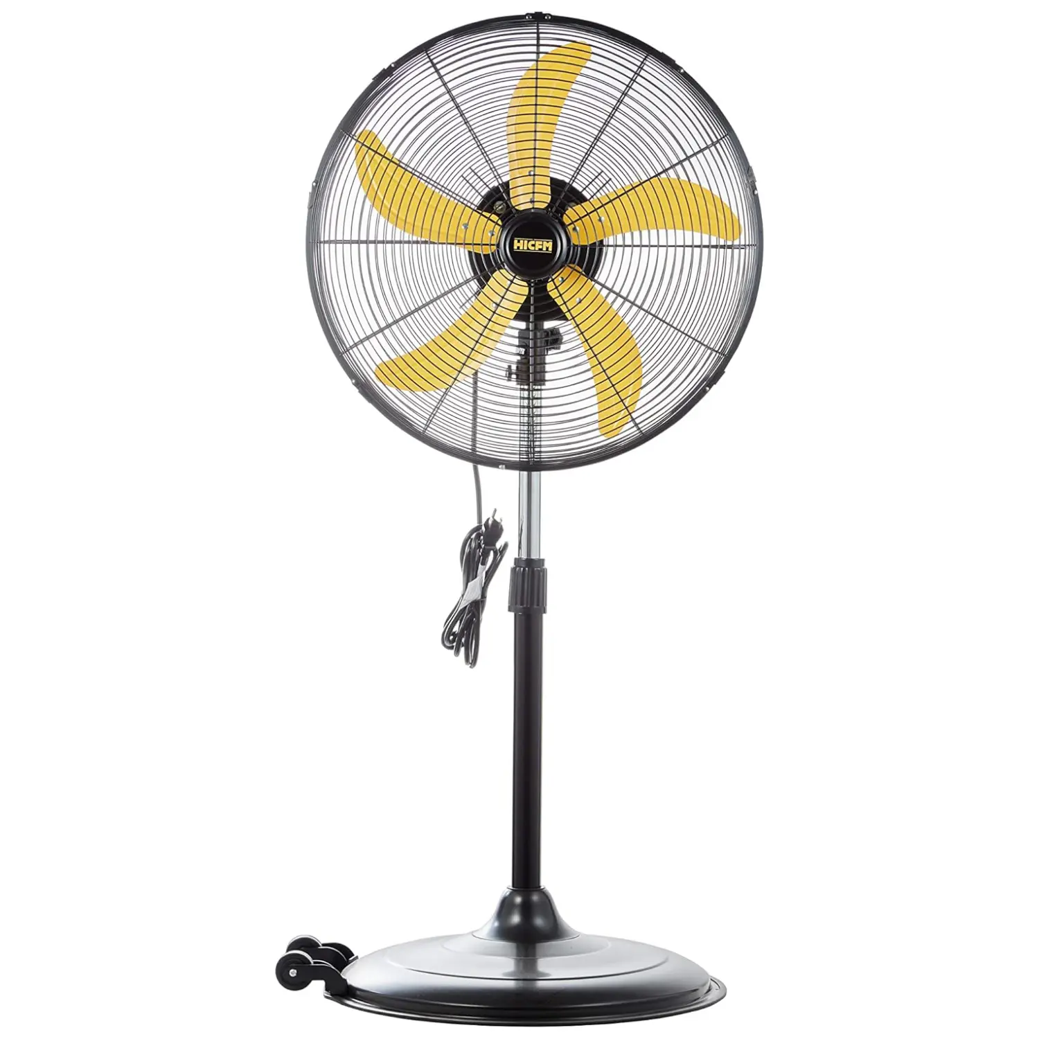 5000 CFM 20 inch High Velocity Pedestal Oscillating Fan with Powerful 1/5 Motor - UL Safety Listed