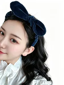 Viral Velvet Toothed Headband – No Slip, No Headache, Instant Volume!1pcs