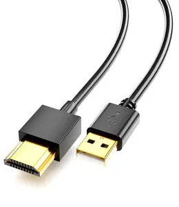 USB to HDMI Cord Cable, (1M / 3.3FT) USB 2.0 Male to HDMI Male Charger Cable Adapter,Used to Charge Devices Such as Hard Drives with HDMI Ports from The USB Port