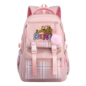 Viral TikTok Scooby-Doo Anime Backpack 2025! Full-Print Design + 17" Laptop Compartment  Waterproof & 3 Quick-Access Pockets for School/Con/Travel