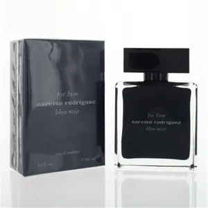 Narciso Rodriguez Bleu Noir Men's Eau De Toilette Spray, 3.3 oz Single Item, Long-Lasting Aroma, Ideal for Casual Wear