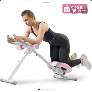 MERACH Adjustable Ab Trainer Machine with LCD Monitor, Foldable Ab Exercise Machine for abs, Arm, Leg, Buttocks Shaper, Core & Ab Trainer at Home Gym for Women,  Workout Equipment, dealsforyoudays