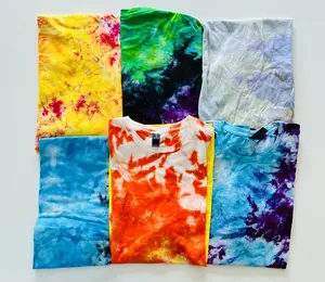 Artist Picks: Tie Dye T-Shirt - Unisex - Cotton Menswear Casual Top T-shirt Soft Streetwear