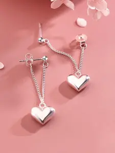 Love chain earrings, Heart Shaped Earrings, fashionable and high-end, Fashionable Jewelry Accessories, suitable for daily wear, vacation and dating occasions, and also a surprising and exquisite small gift.