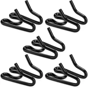(5 Pack) Stainless Steel Prong Collar Links Designed for 2.25mmH-S Pinch Collar Extra Links, Black