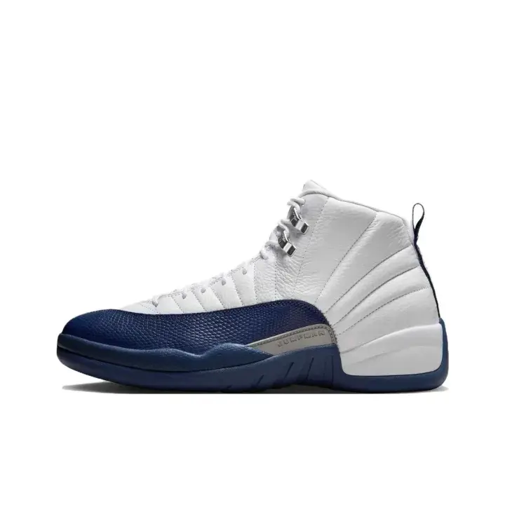 Unisex High Top Sneakers White Navy Genuine Leather Athletic Shoes Cushioned Sole Shock Absorbing Blister Free All Day Comfort Long Walk Streetwear Daily Commute Outdoor Casual Everyday Outfit Shoes