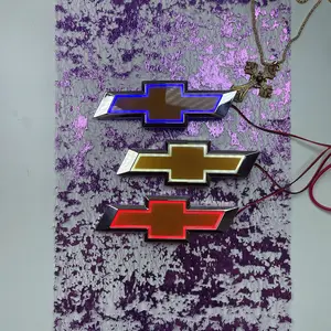 For Chevrolet Emblem CHEVROLET Emblem Lights, Rear Emblem Cold Light Illuminated Emblem Lights, Cruze, Malibu, New Jing Cheng, Captiva, Avio, Le Feng Car Stickers, Car Modification, Chevrolet Modification,, Car Accessories, Car Decorative Lights
